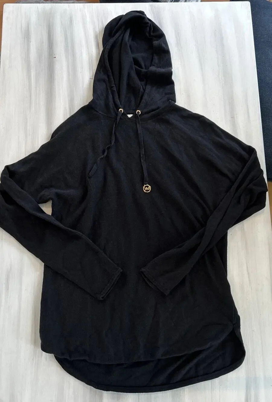 Michael Kors Women’s Small Black Long Sleeve Pull Over Hoodie